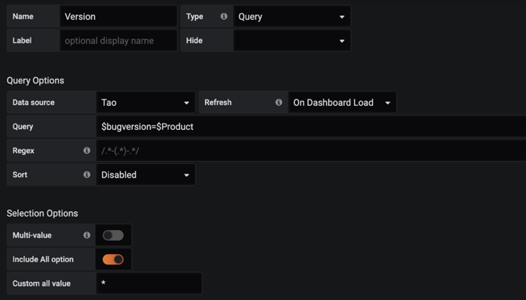 grafana query